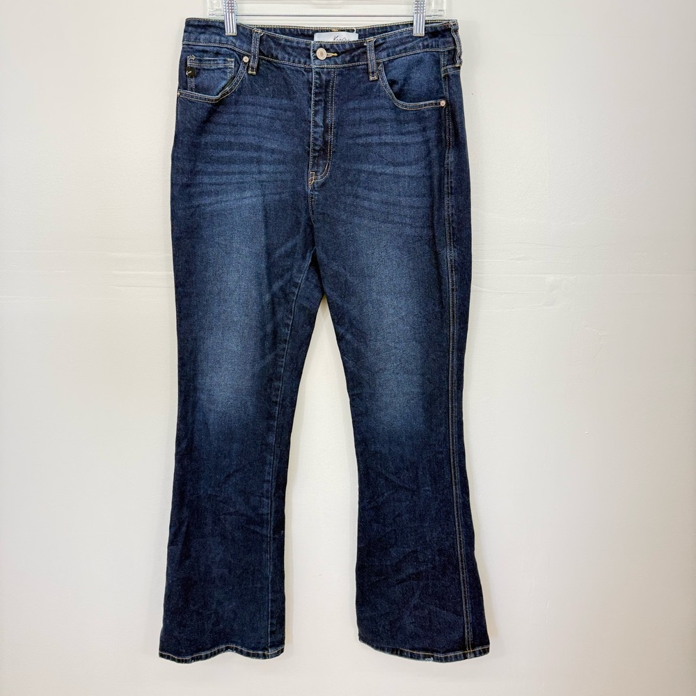 KanCan Dark Blue Flare Jeans E26
